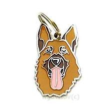 Dog name ID Tag,  German shepherd dog, Personalized, Engraved, Handmade, Charm picture