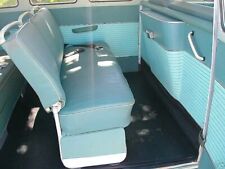 Seat cover VW bus t1 medium bench in comog green turquoise deluxe samba picture