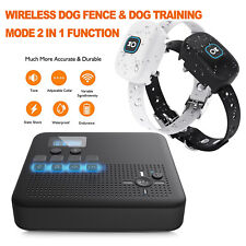 Wireless Electric Dog Fence Pet Containment System Shock Collar For 1/2/3Dogs picture