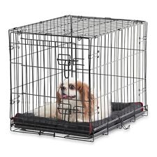 Single-Door Folding Dog Crate with Divider, 24 picture