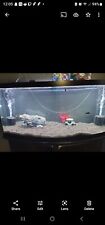 90 Gallon Bowed Aquarium Fish Tank Glass With Stand  picture
