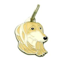 Dog name ID Tag,  Saluki, Personalized, Engraved, Handmade, Charm, Keychain picture