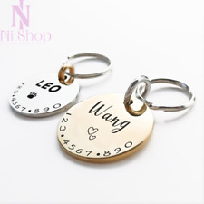 Pet ID Tag Personalized Name For Cat Dog Custom Engraved Necklace Chain Charm AU picture