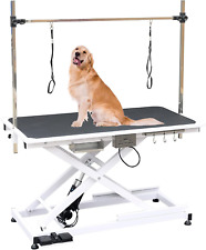 Electric Lift Pet Grooming Table, Heavy Duty Professional X-Type Electric Dog Gr picture
