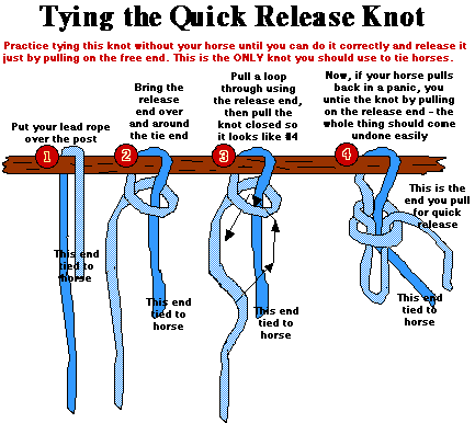 Tying The Quick Release Knot