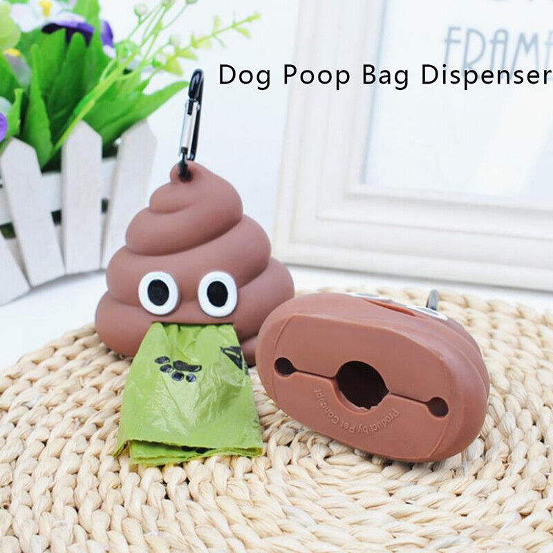 Dog Poop Bag Dispenser Eco-friendly Pet Waste Bag Holder Outdoor Dog GarbagS`CA