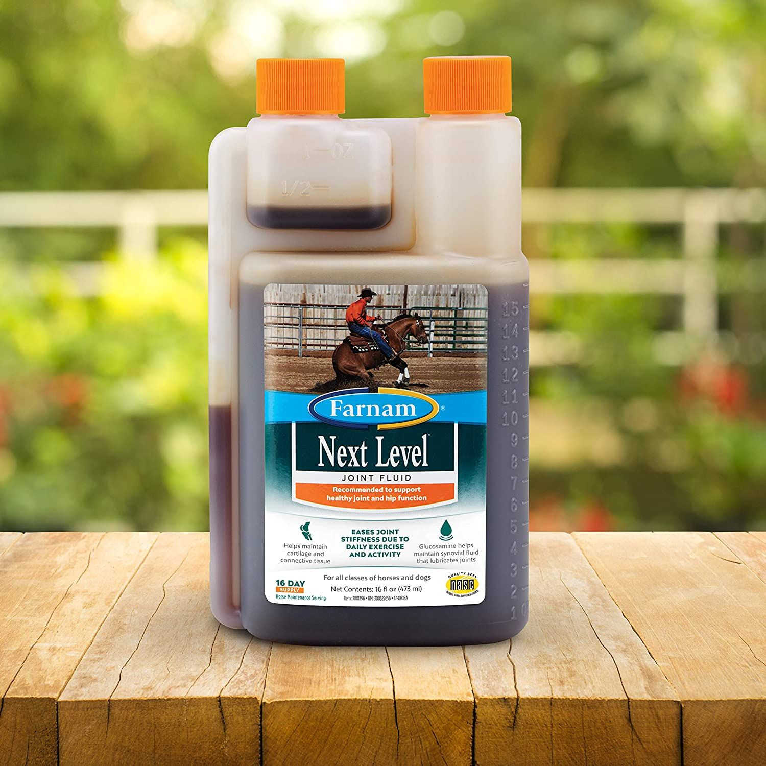 Farnam Next Level Joint Fluid Supplement for horses and dogs, Helps 16 ounces 