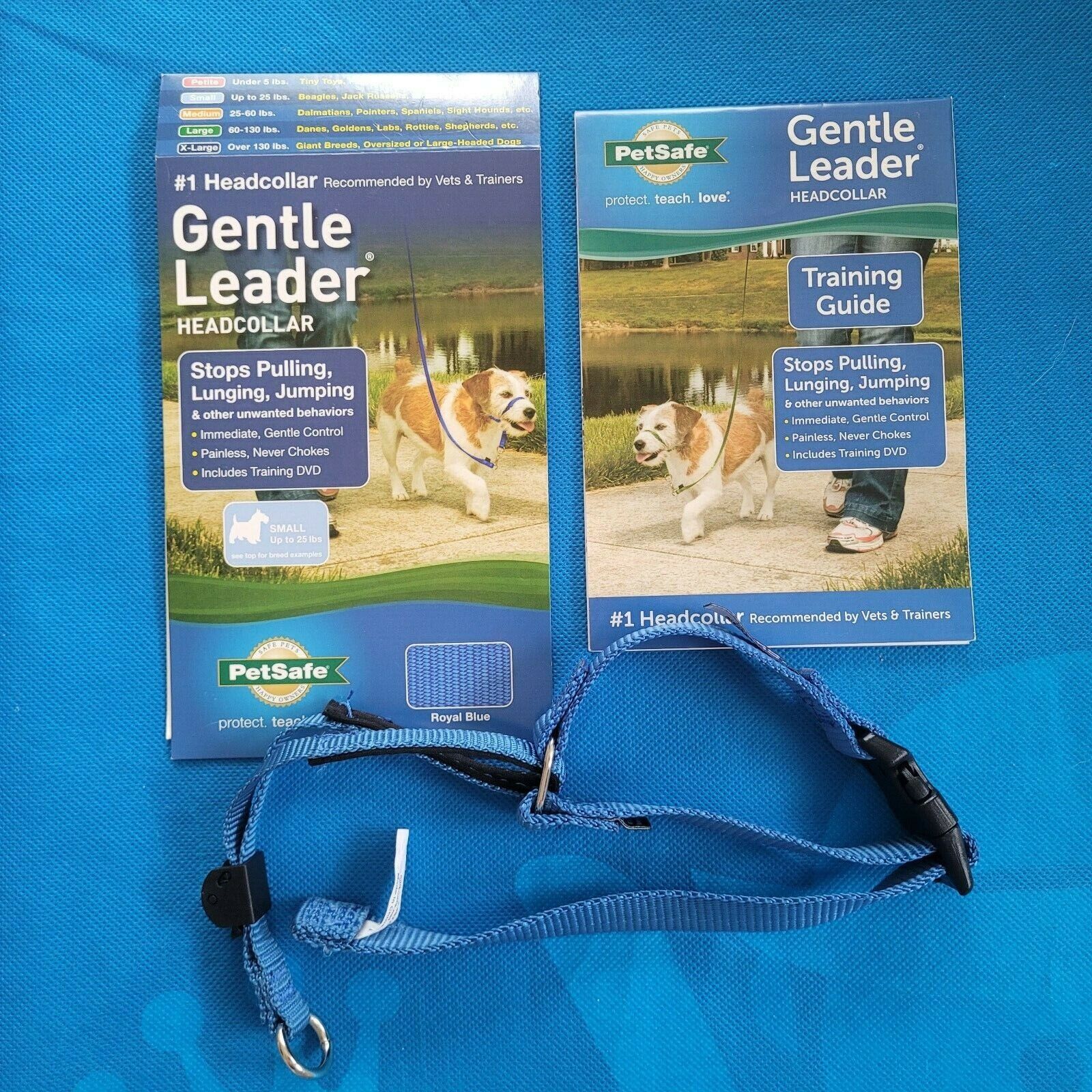 PETSAFE GENTLE LEADER HEADCOLLAR - SMALL DOG - UP TO 25 LBS - ROYAL BLUE