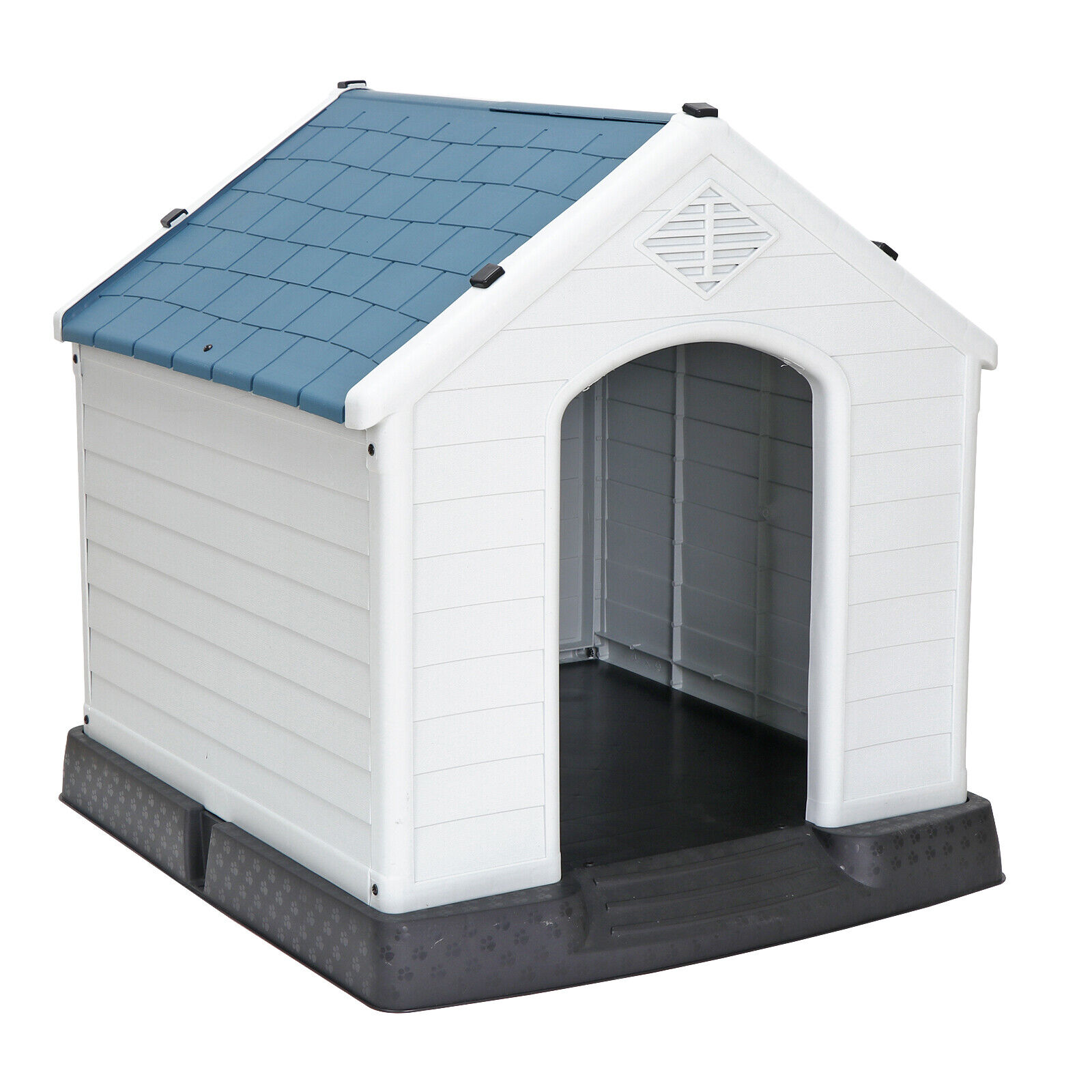 Dog House Shelter Easy to Assemble Perfect for Backyards All-Weather Design 