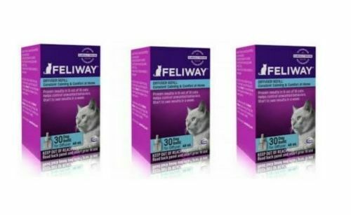 Feliway CLASSIC Diffusers  3 NIB boxes    expdts are 4/22, 4/22 and 3/21