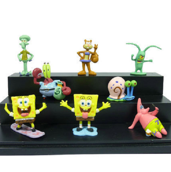 Spongebob All Characters Fish Tank Kids Decoration Squidward Aquarium Ornament