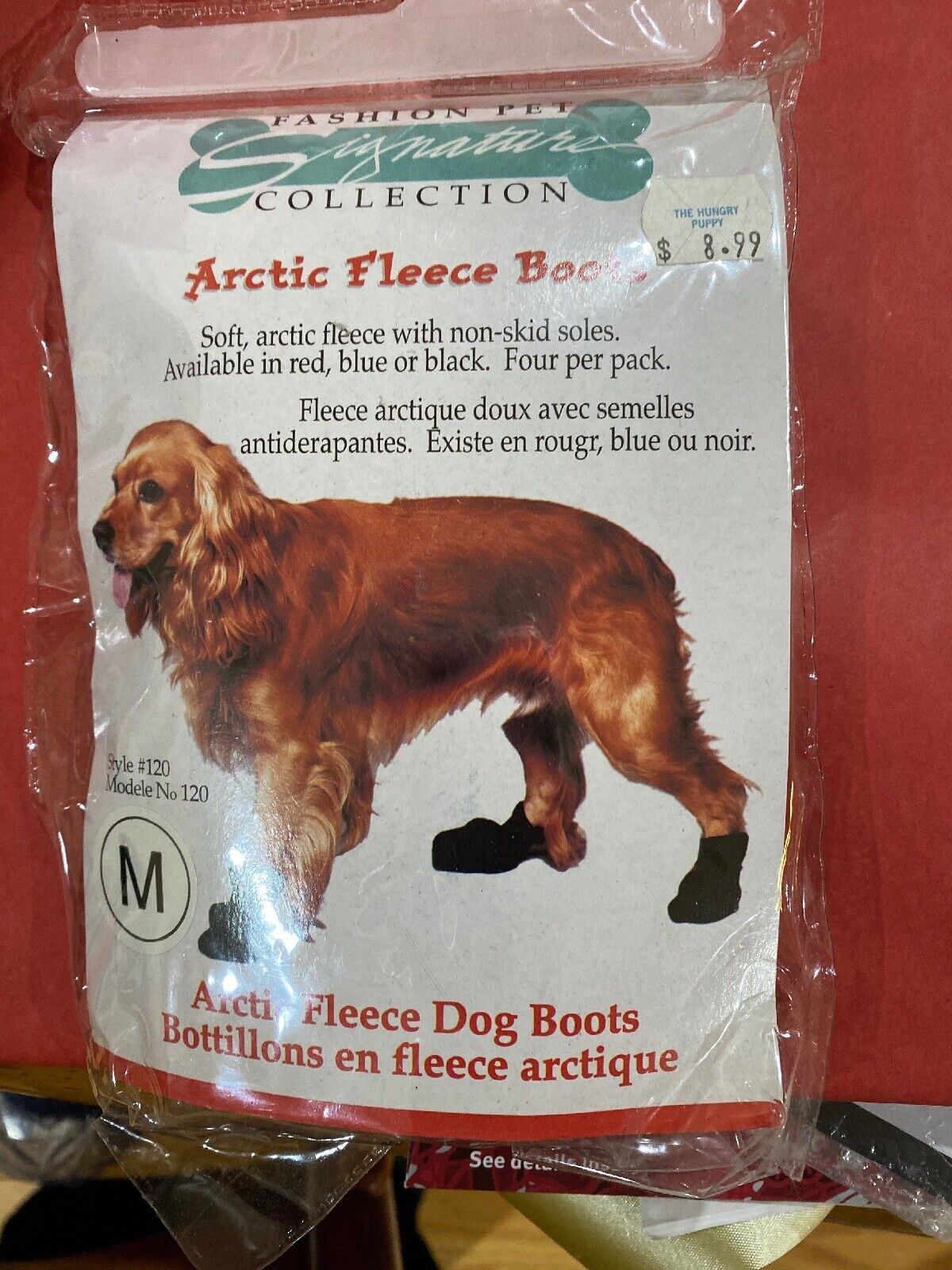 Artic Fleece Boots For Dogs Medium