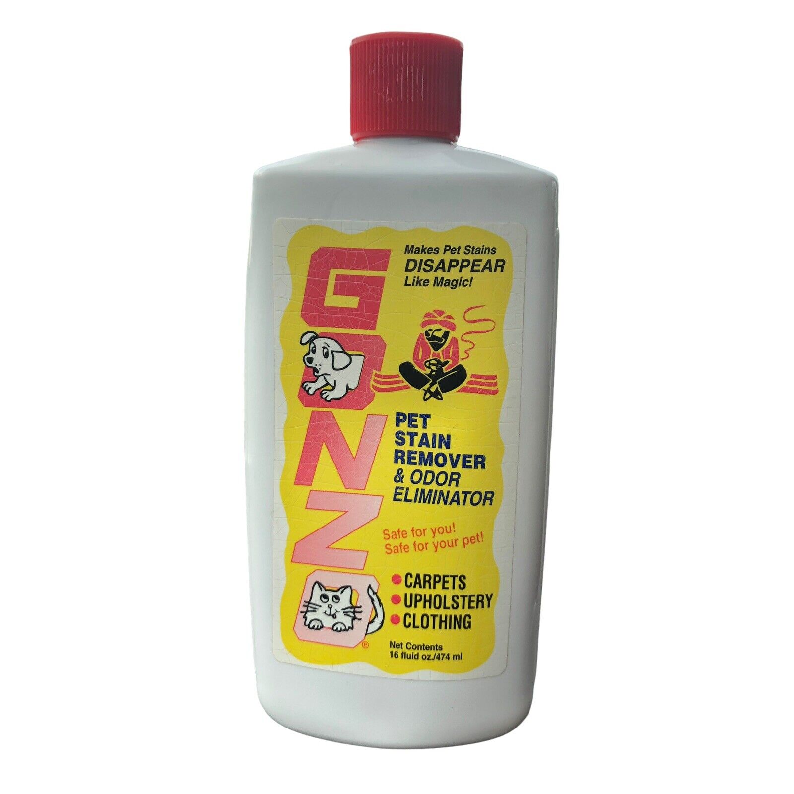 Gonzo Pet Stain Remover And Odor Eliminator 16 Fl Oz New Discontinued HTF