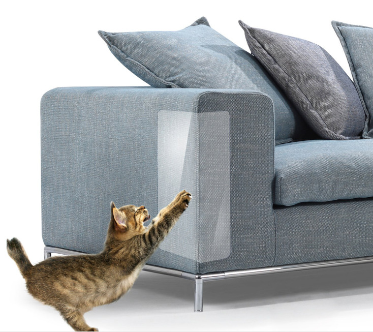 2PCS Pet Cat Scratch Guard Mat Cat Scratching Post Furniture Sofa Protector US