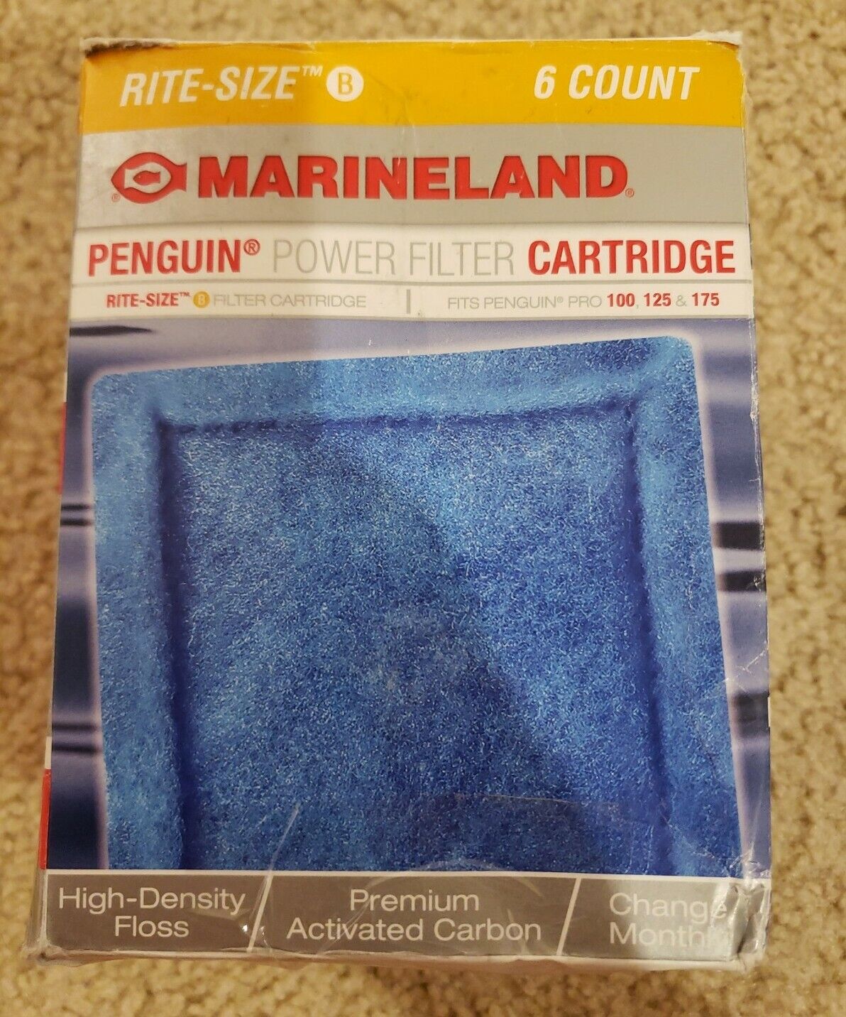 Marineland Penguin Rite-Size Cartridge B Bio-Wheel Power Filter (6 Count)