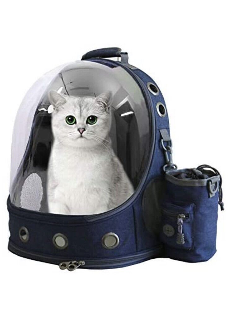 Pet Carriers Cat Backpacks Bubble Bag Premium Space Capsule Cat Carrier Backp...
