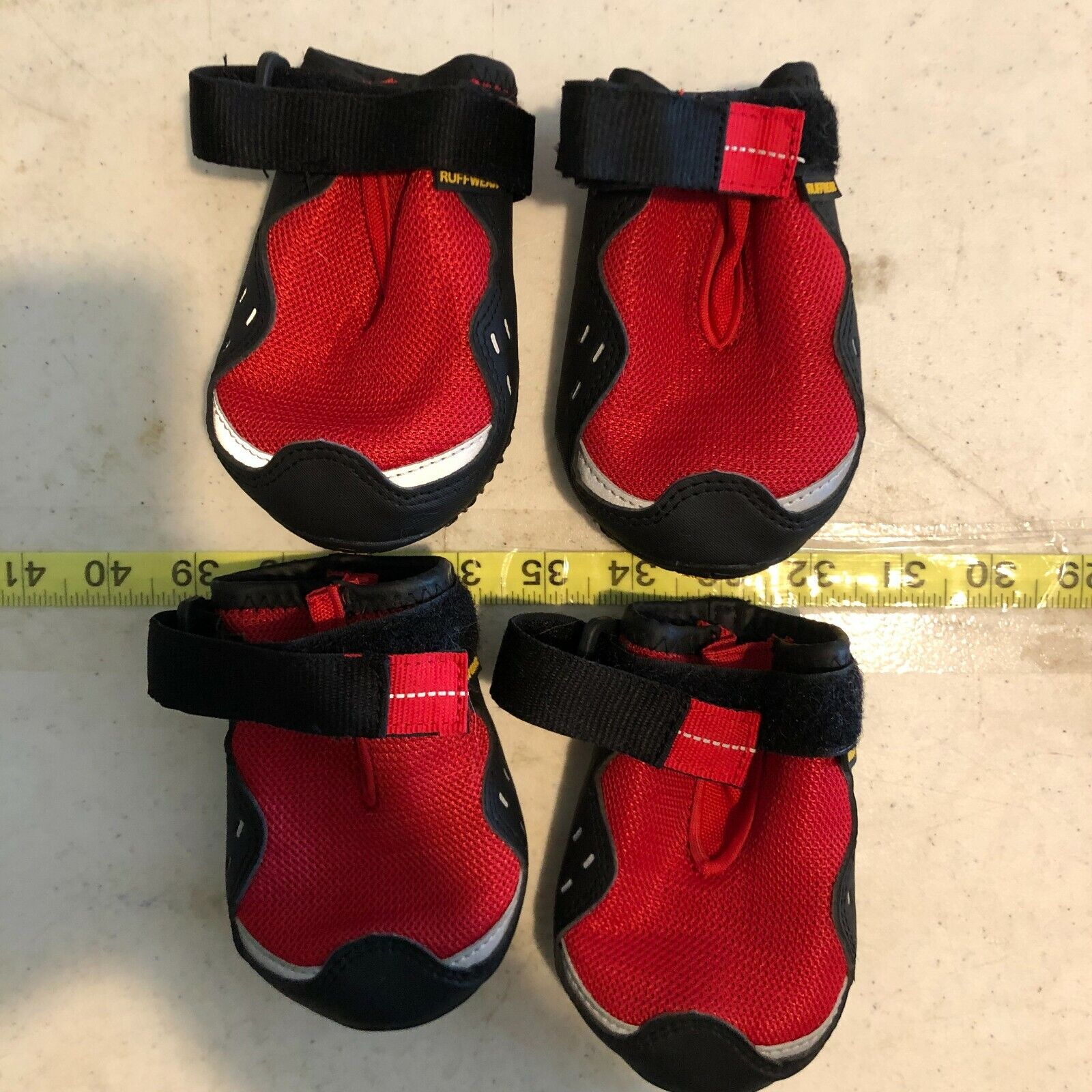 Ruffwear Grip Trex Dog Boots Shoes Size L Set of 4 