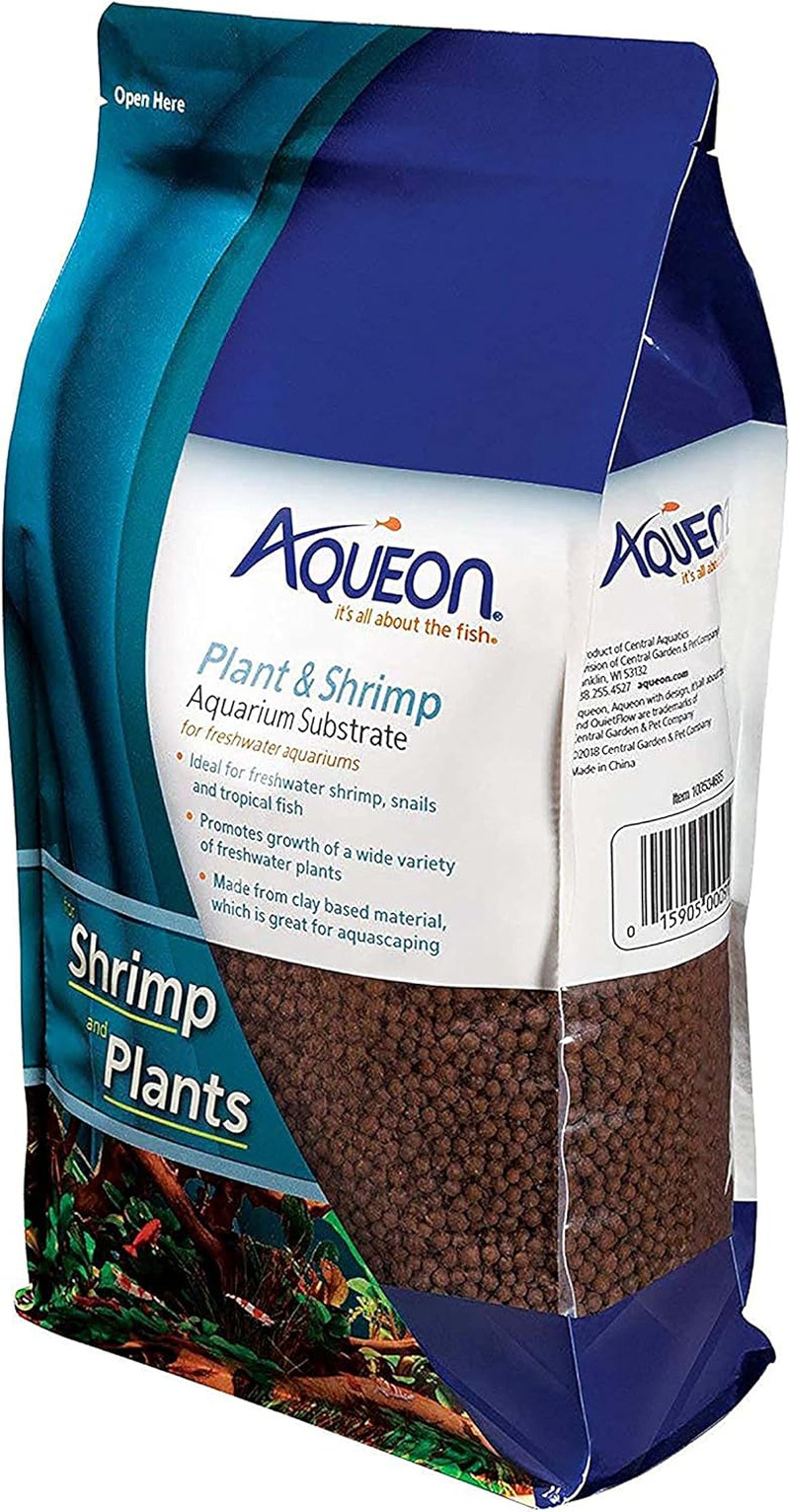 Aqueon Plant & Shrimp Aquarium Substrate Made from Clay Based Material 5 Pounds