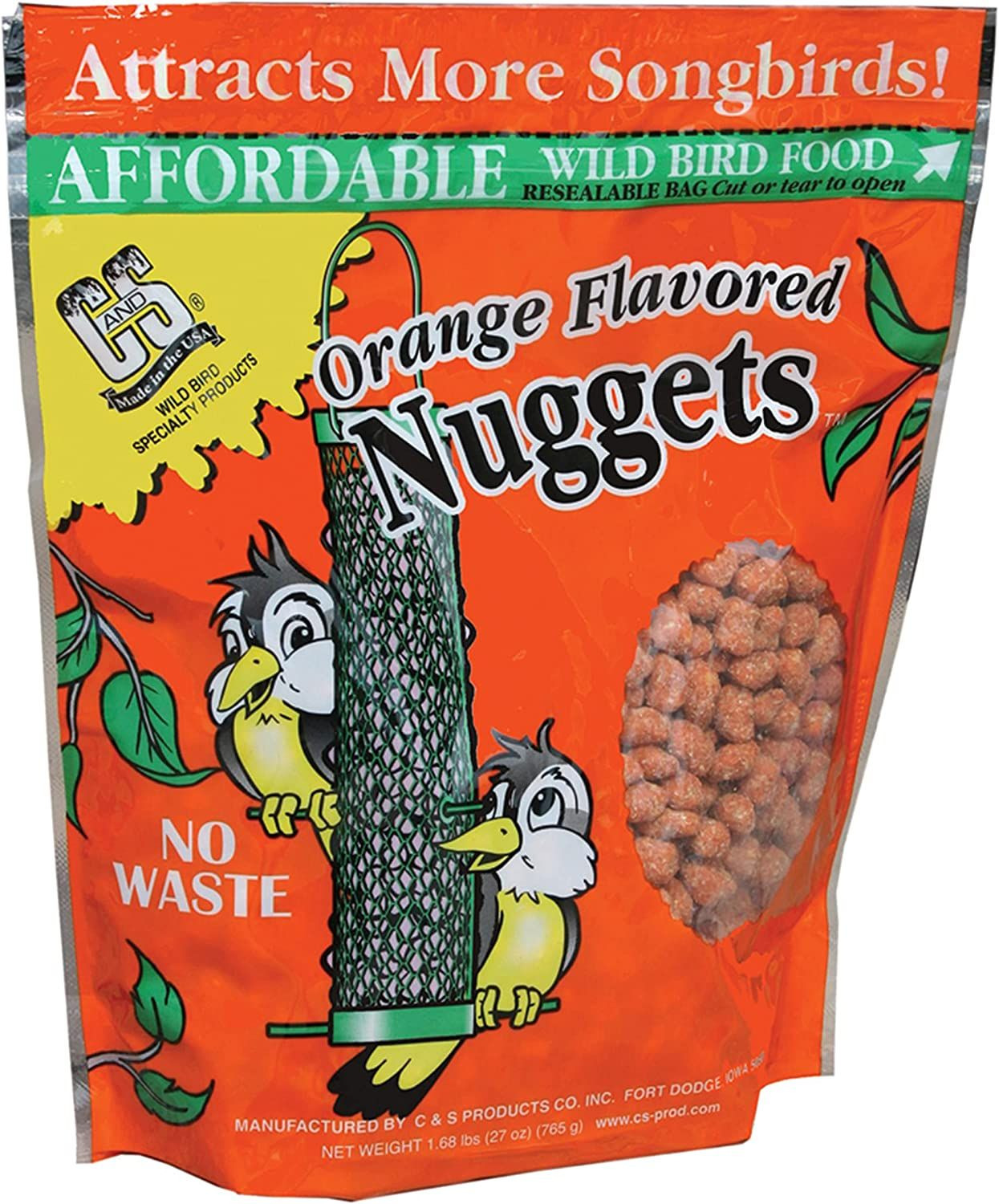 C&S Orange Flavored Nuggets 27 Ounces, 6 Pack 