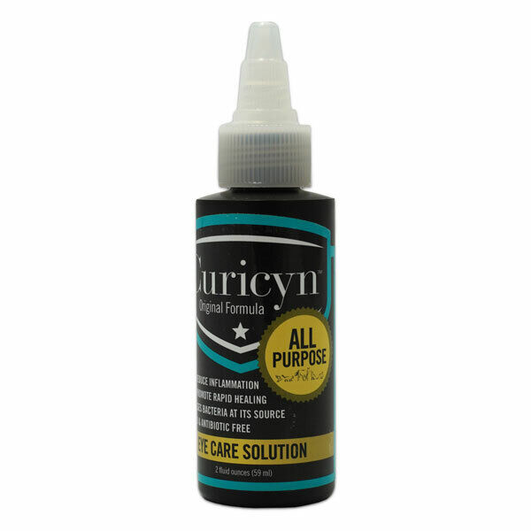 Curicyn Eye Care Solution for Dogs & Cats Rapid Healing Steroid Free Liquid