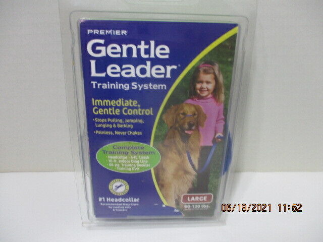 Premier Gentle Leader Training System Large Blue 60-130lbs - NEW