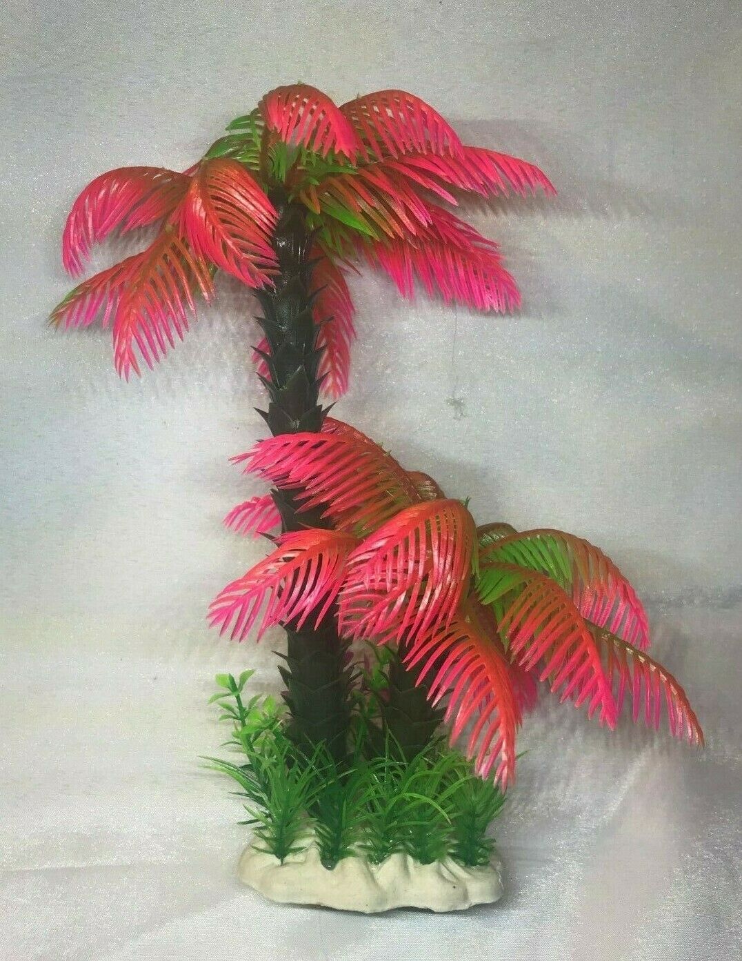 Artificial Plastic Aquarium plants - Palm Tree plant - Different Designs