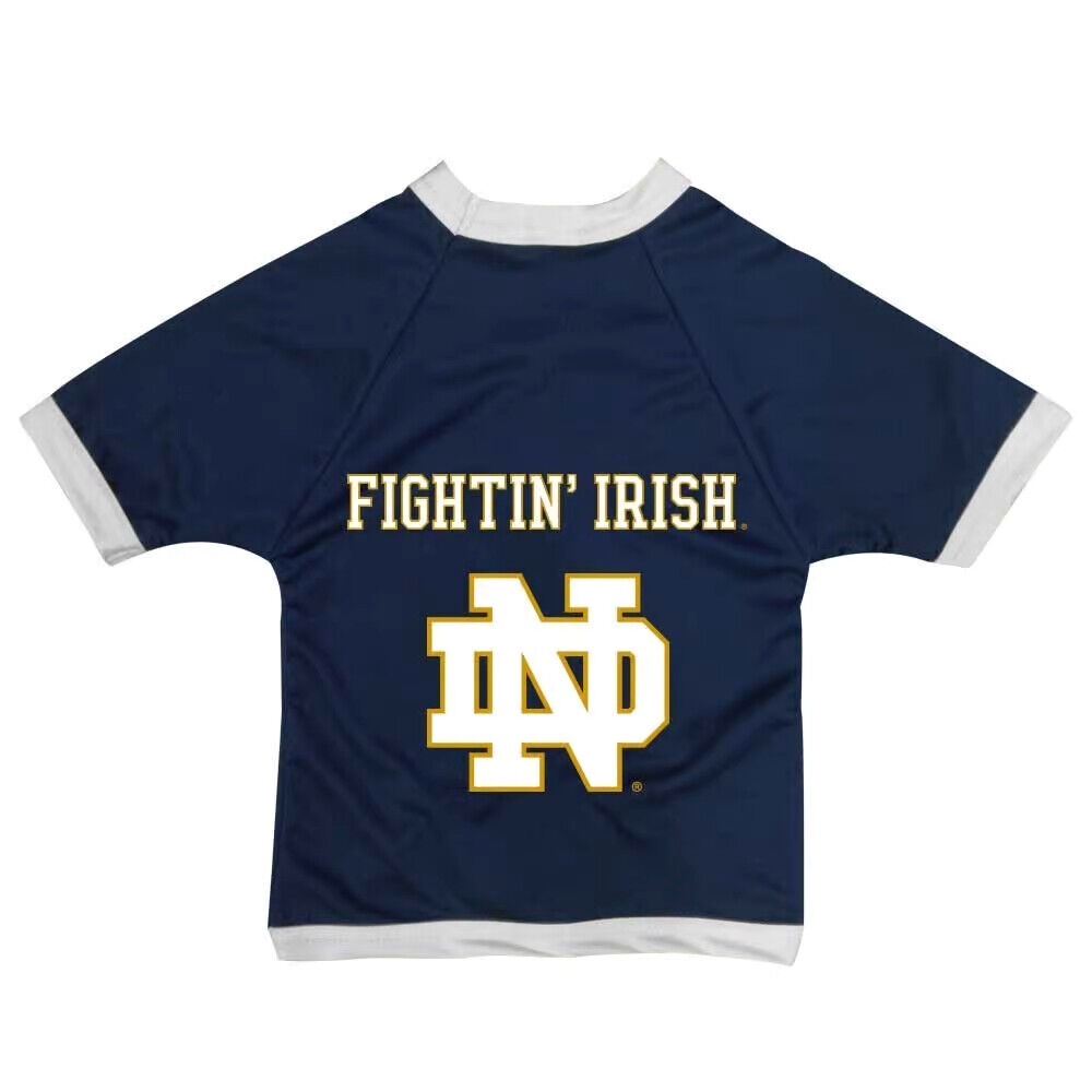 Notre Dame Fighting Irish NCAA ASD Premium Pet Jersey USA Made Sizes XS-4XL