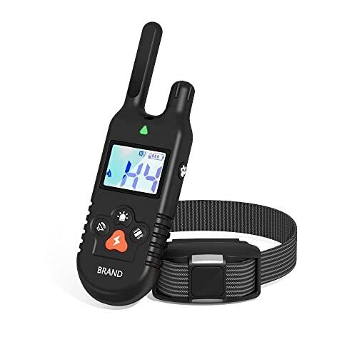 Remote Control Barking Training Collar with Safety Lock & Flashing Light, USB...