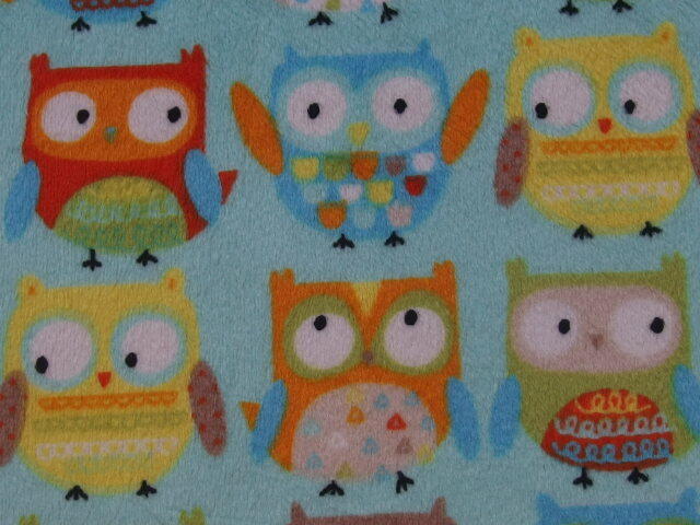  Fabric Cute OWL  FLANNEL COTTON  59\