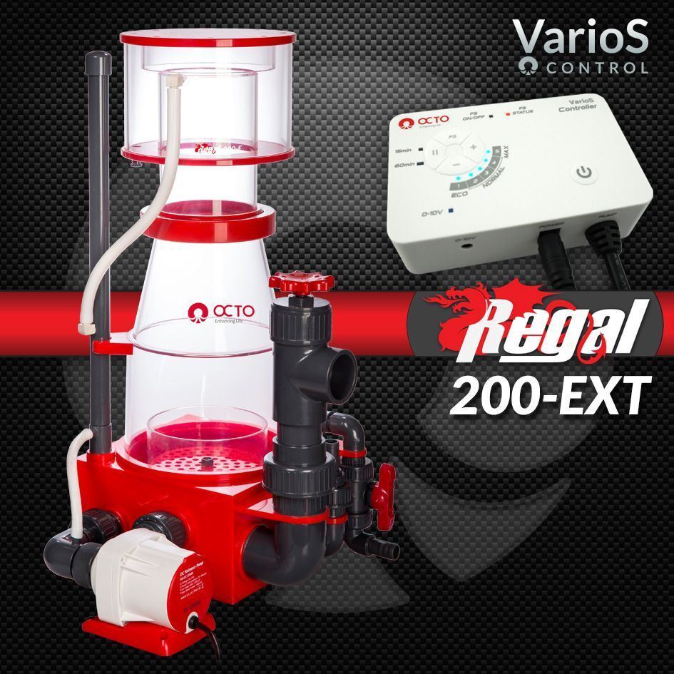 Regal 200 EXT Recirculating Protein Skimmer (Up To 400 Gallons) - Reef Octopus