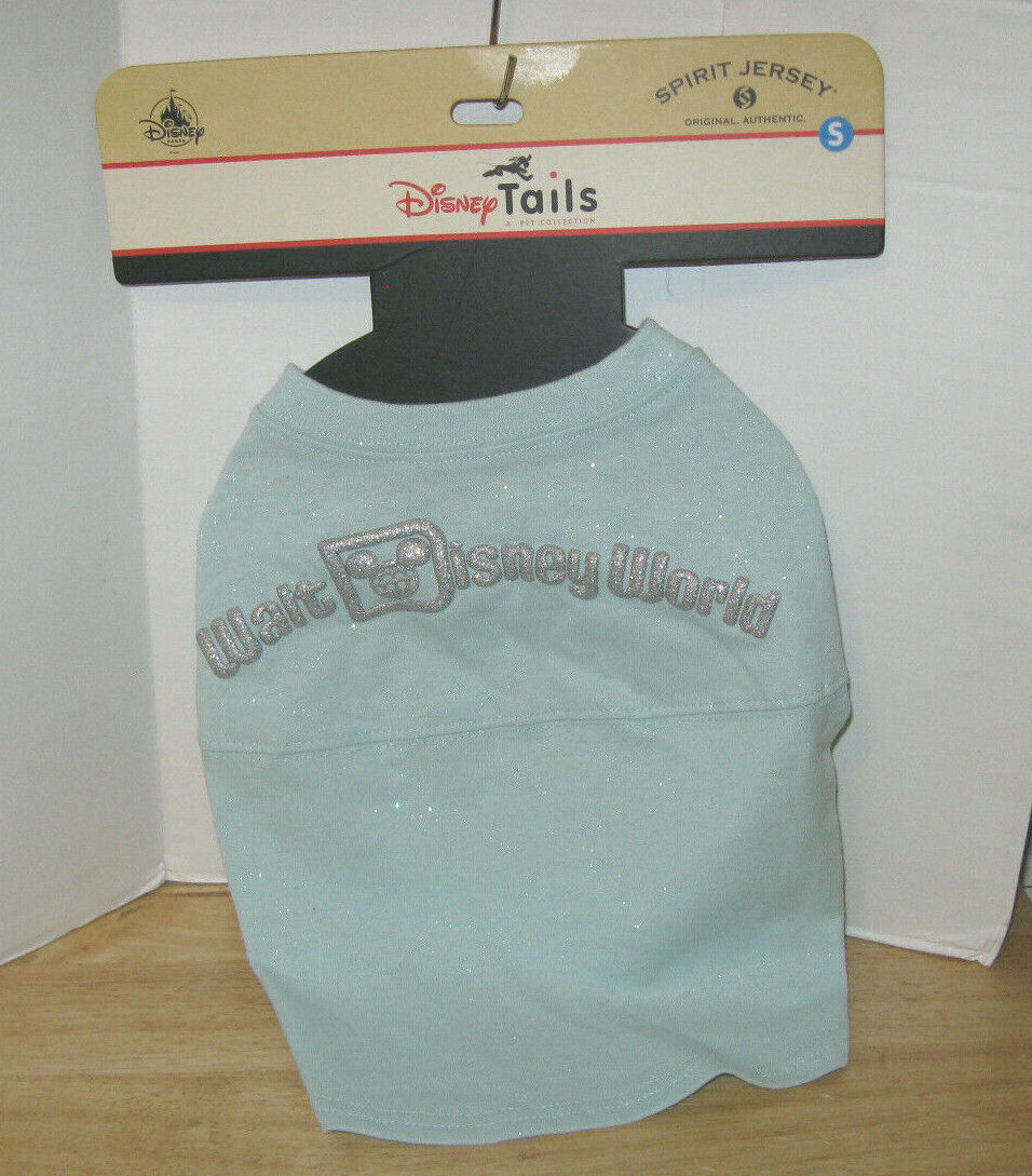 Disney Parks Tails ~ Walt Disney World Small Spirit Jersey Arendelle Aqua ~ NWT
