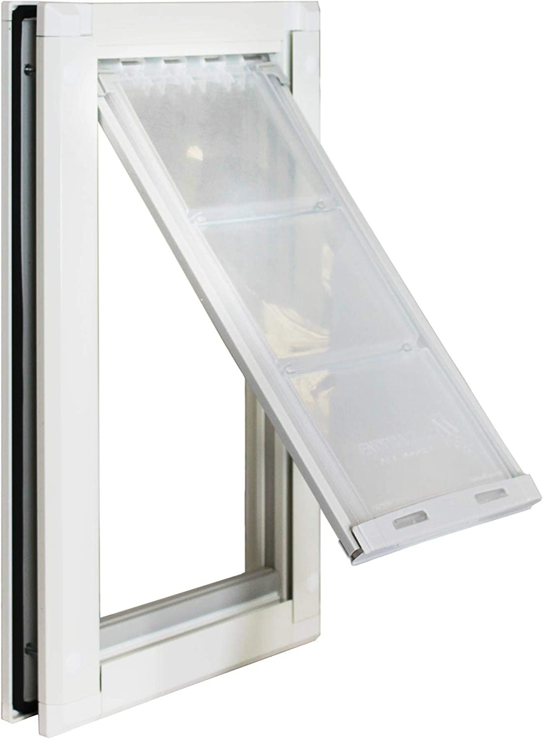 Single Flap Pet Door for Doors | All-Weather Insulated Flap | Durable Aluminum F