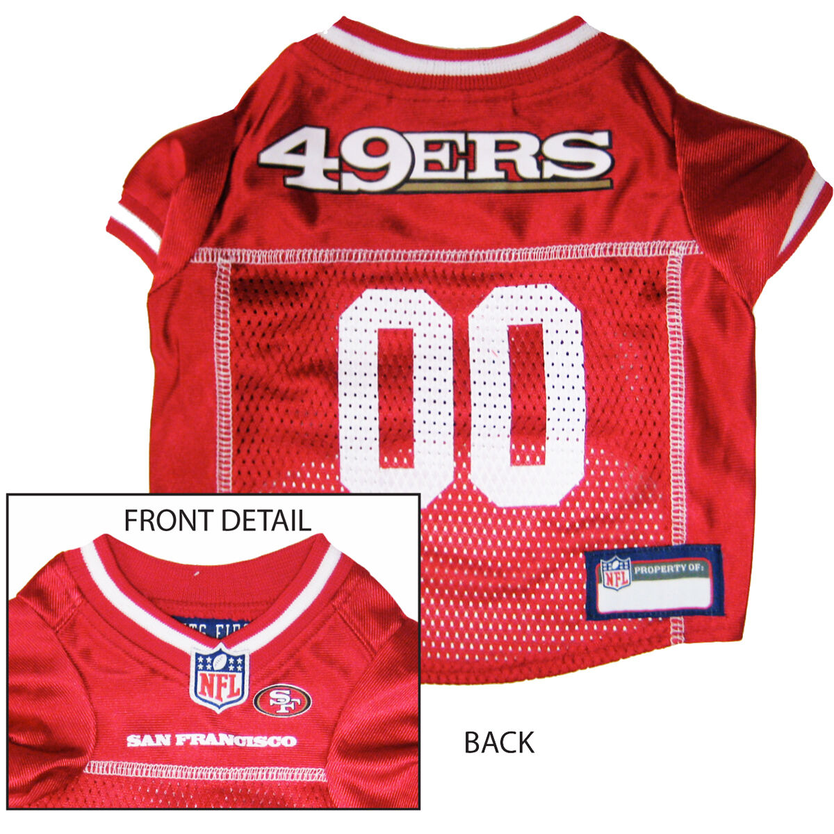 San Francisco 49ers SPORTS Dog Pet  Football Jersey (all sizes)
