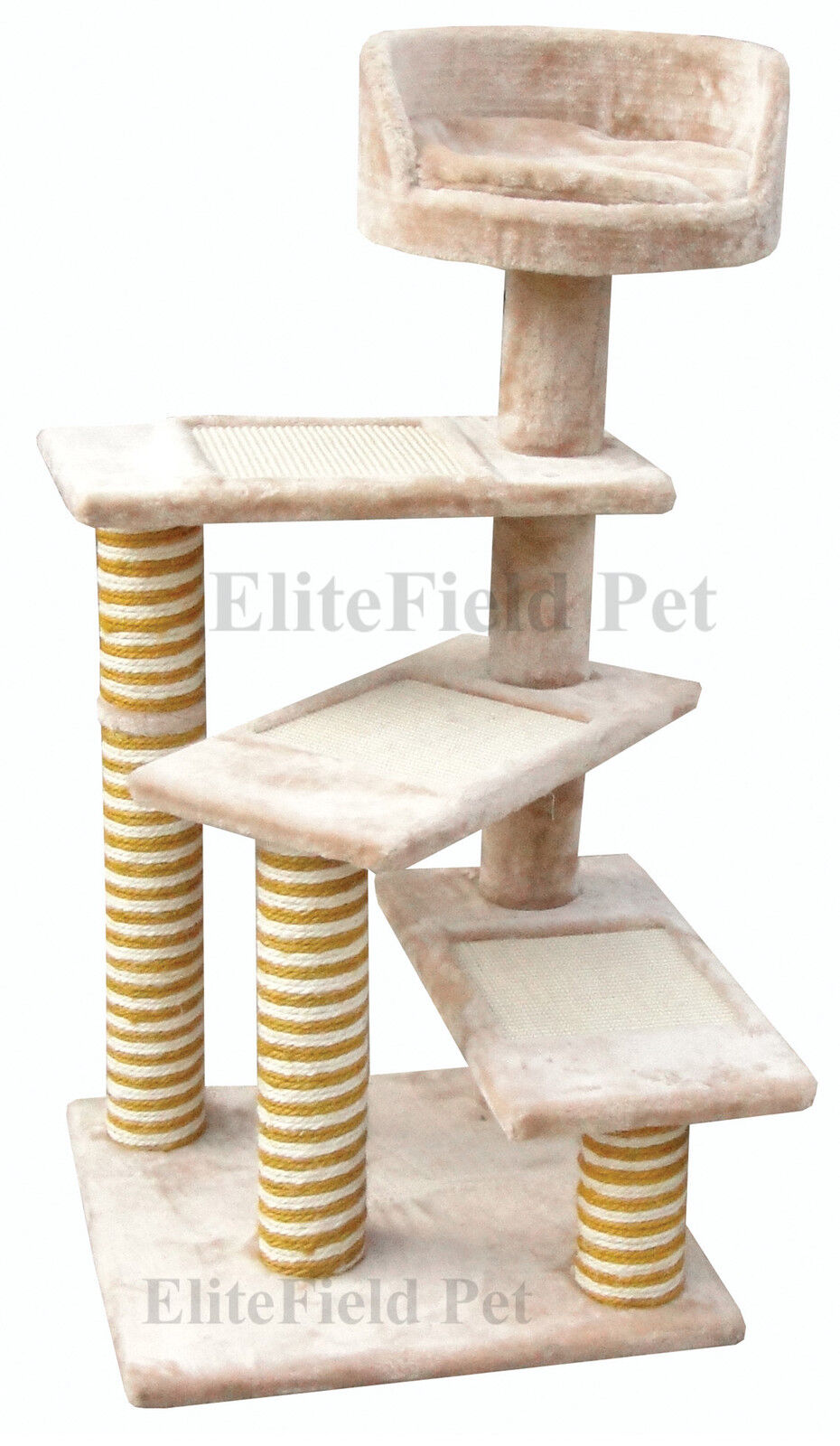 EliteField Cat Tree Furniture Condo House Scratcher Bed Toy Post EFCT-4040 