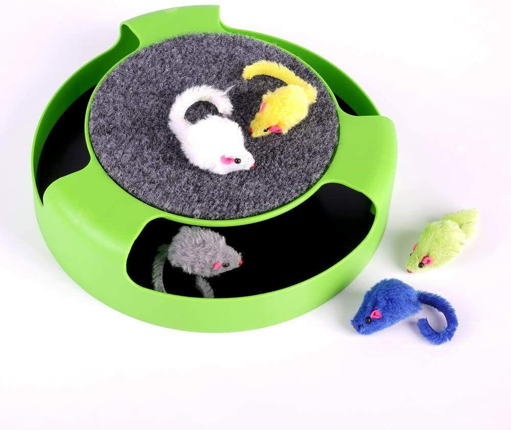 Replacement mice(5) for Interactive Toy Cat/Kitten Chasing Mice Scratching Pad  