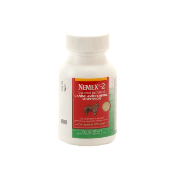 Nemex-2 Oral Pyrantel Dewormer for Round & Hookworms in Dogs & Puppies