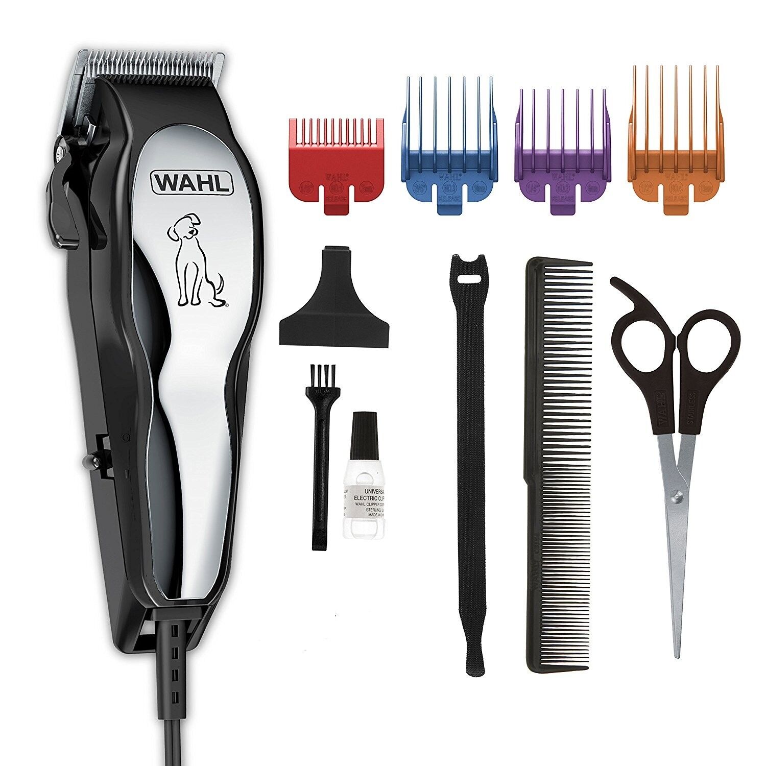 Clippers Pet Dog Grooming Kit Electric Trimmer Clipper Hair Scissors Shears Set 