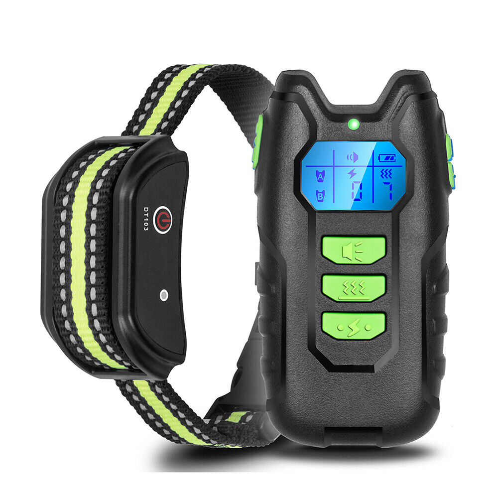 Dog Training Collar Pet Electric Shock Collar Waterproof with Remote For Dogs