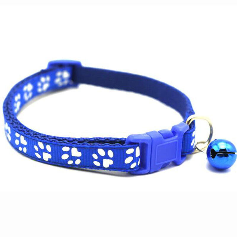Adjustable Nylon Safety Collar with Bell for Cat Kitten Dog Pet Puppy Supplies