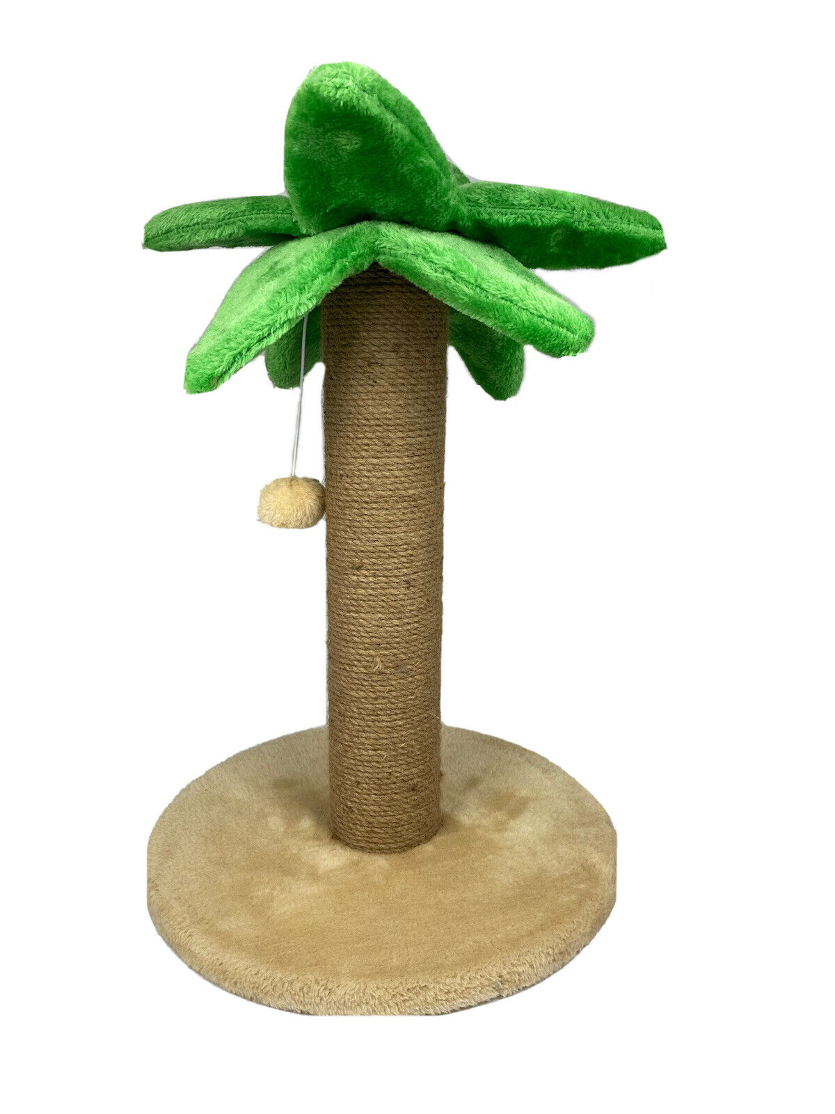 Pre-owned Cat Scratching Post Bouncy Coconut Palm Tree For Small To Medium Cats