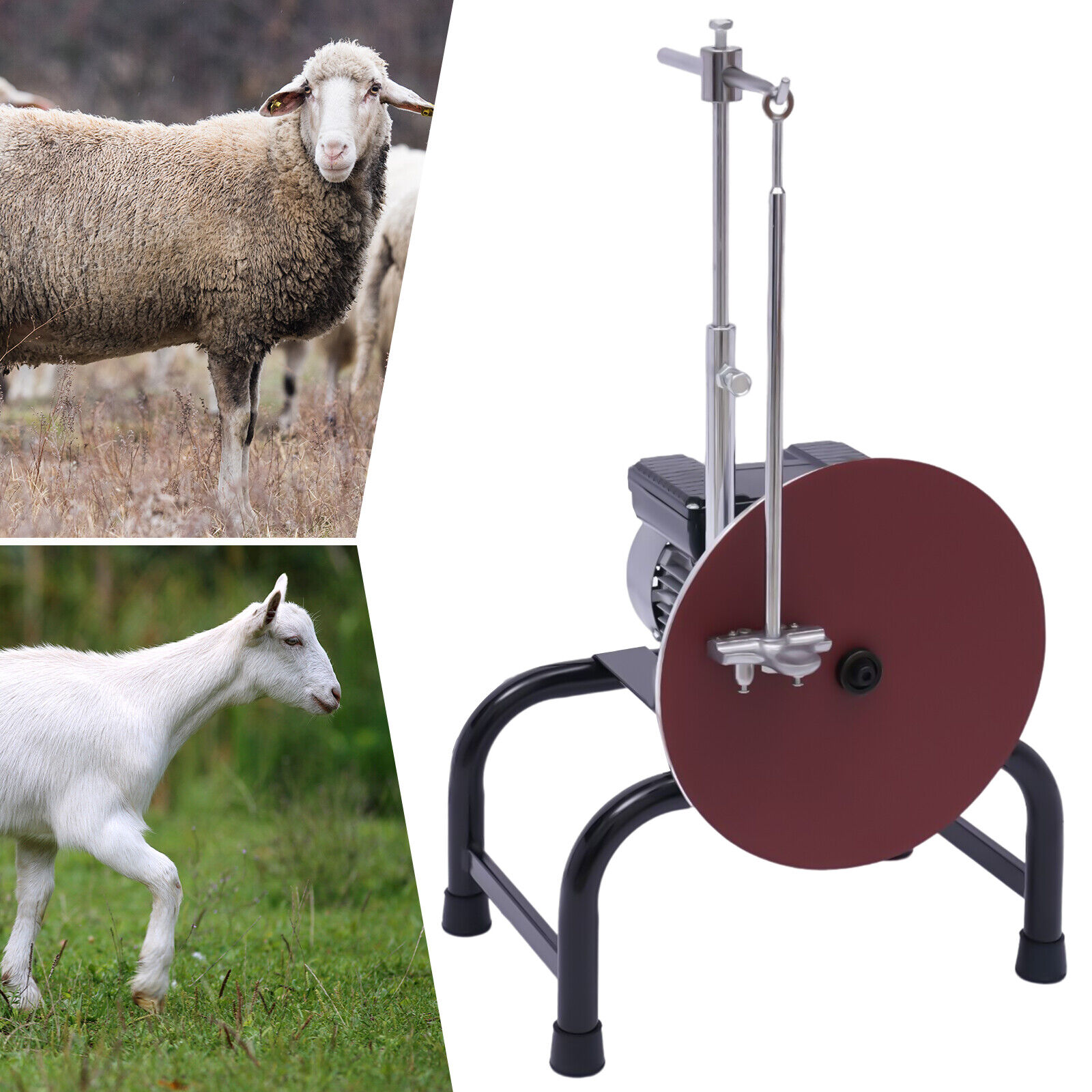 480W Electric Grinder Sheep Clipper Blade Sharpener Wool Scissors Goat Shears