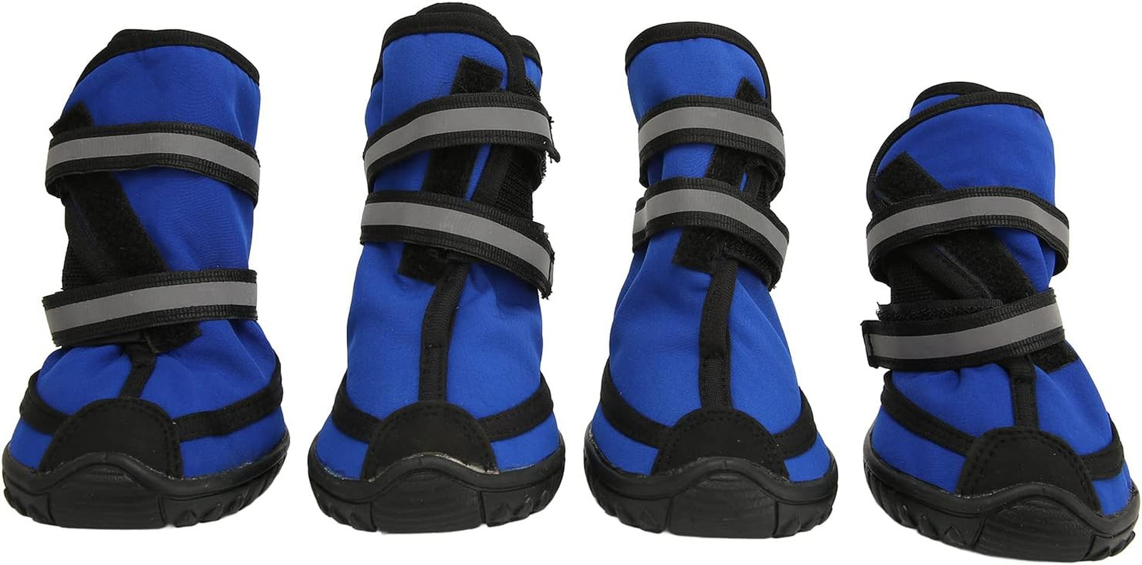 Dog Shoes, 4Pcs anti Slip Waterproof Reflective Dog Boots, Soft Paw Protector wi