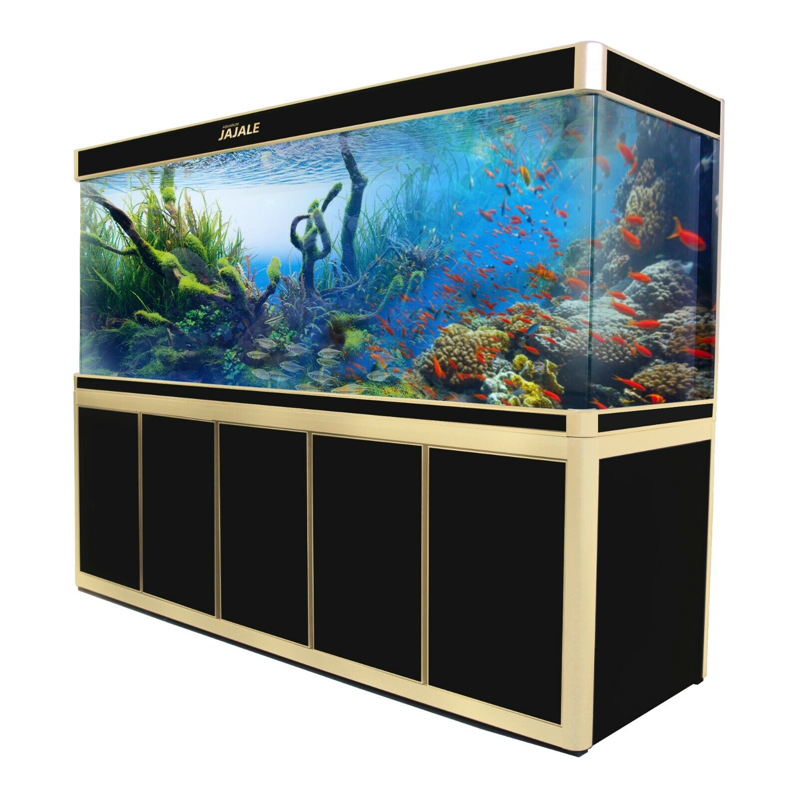 400 Gallon Aquarium Tempered Ultra-Transparent Glass Complete Fish Tank Setup