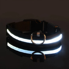 Nylon LED Night Safety Flashing Glow in the Dark Dog Leash Dogs Luminous Fluores picture