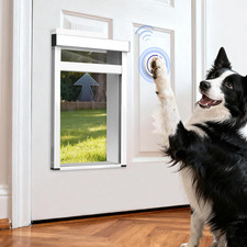 Smart Automatic Dog Door with Doorbell, Weatherproof & Lockable, Large Size picture