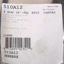 Carver Covers 510A12 4-bow (sq) canvas and boot picture