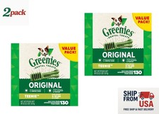 Greenies Original Teenie Dental Dog Treats, 36 oz. Pack (130 Treats) x 2 Pack picture