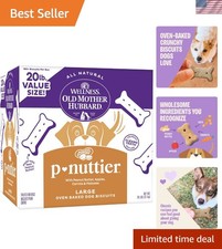All Natural Peanut Butter Dog Biscuits - 20 lb Box of Wellness Crunchy Treats picture