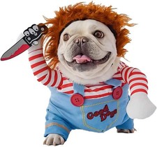Pet Deadly Doll Dog Costume, Cosplay Halloween Christmas Funny Clothes- small picture