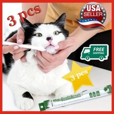 3 Pcs Nontoxic PetsToothbrush, Eliminate Bad Breath &Keep Your Dog's Teeth Clean picture